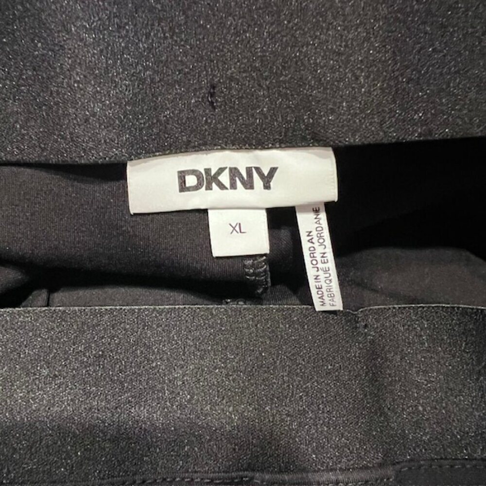 DKNY Black Pull On Leggings Size XL - Picture 8 of 8